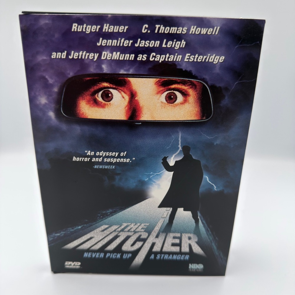 The Hitcher DVD 1986‎ Rutger Hauer C Thomas Howell HBO Snapper Case Thriller